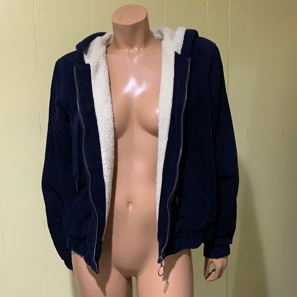 Navy blue corduroy jacket - Picture 1 of 1